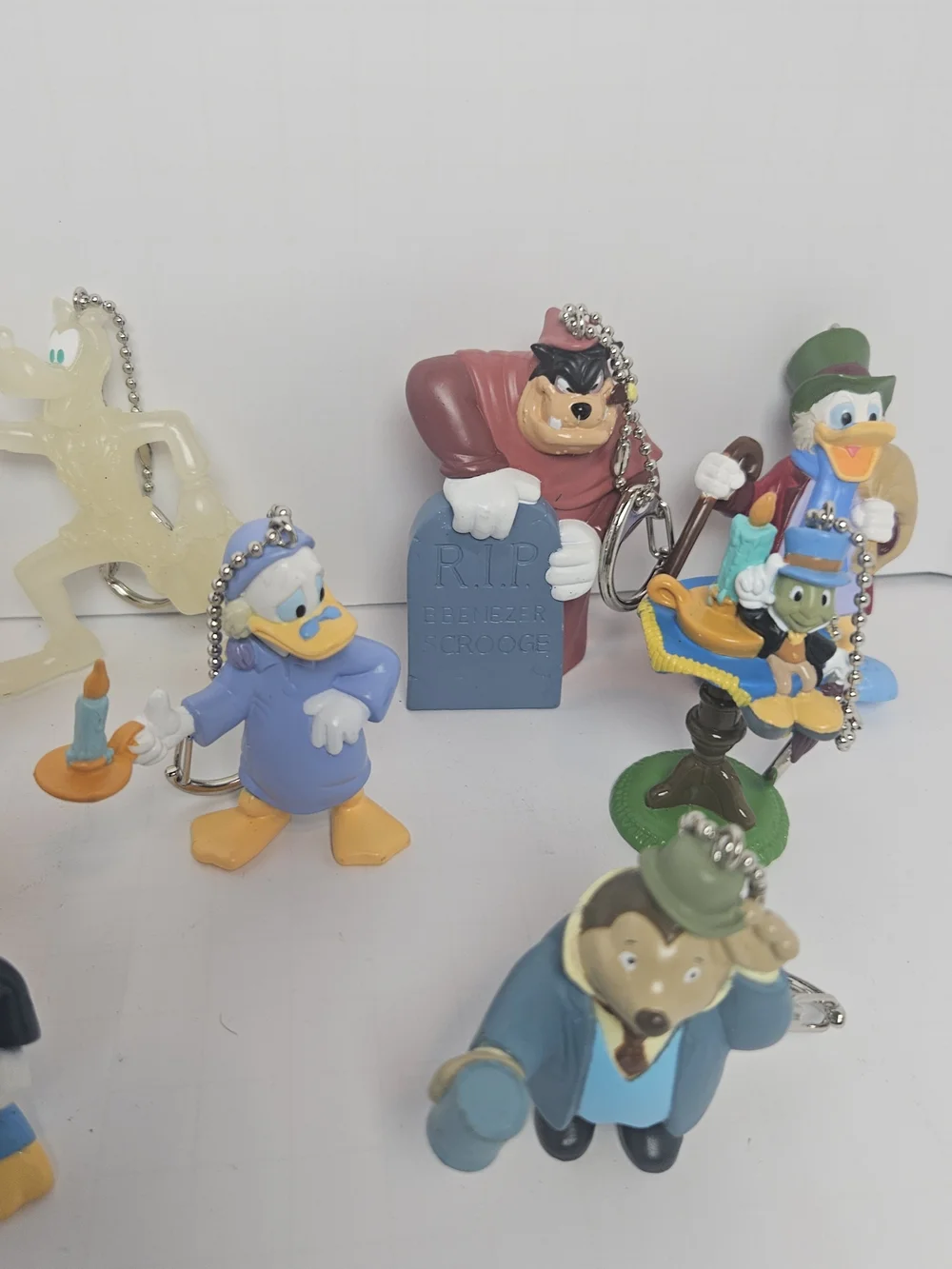Disney Multicolor Classic Character Keychain Lot - Mickey, Donald & Friends